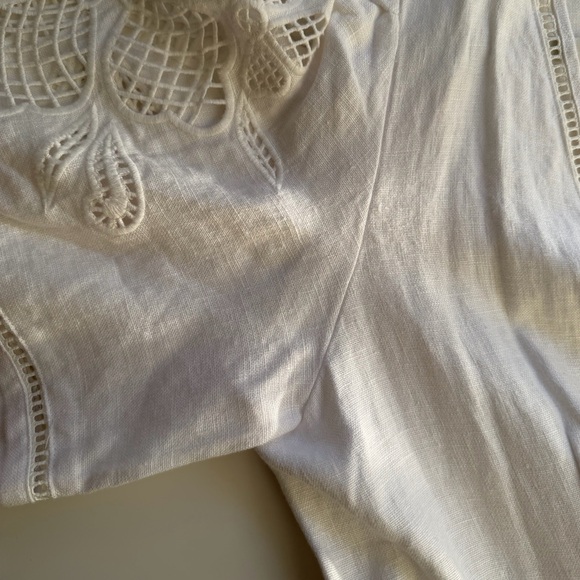 Madewell Cassie White Linen Dress - Picture 10 of 15